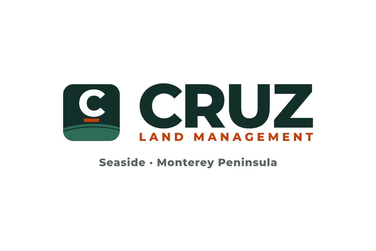 Cruz Land Management logo: defensible space and brush clearing in Seaside, California